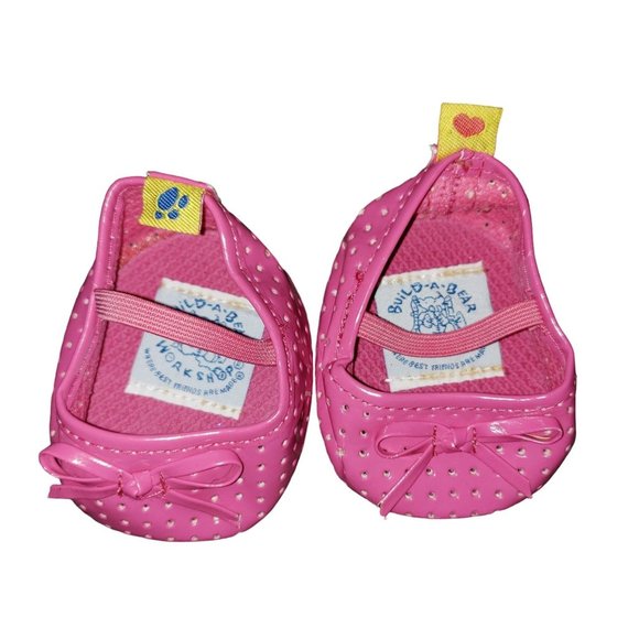 Build-A-Bear 2 pair of Dress Shoes For BAB Plush Stuffed Animals Doll Shoes Toys - Picture 3 of 8